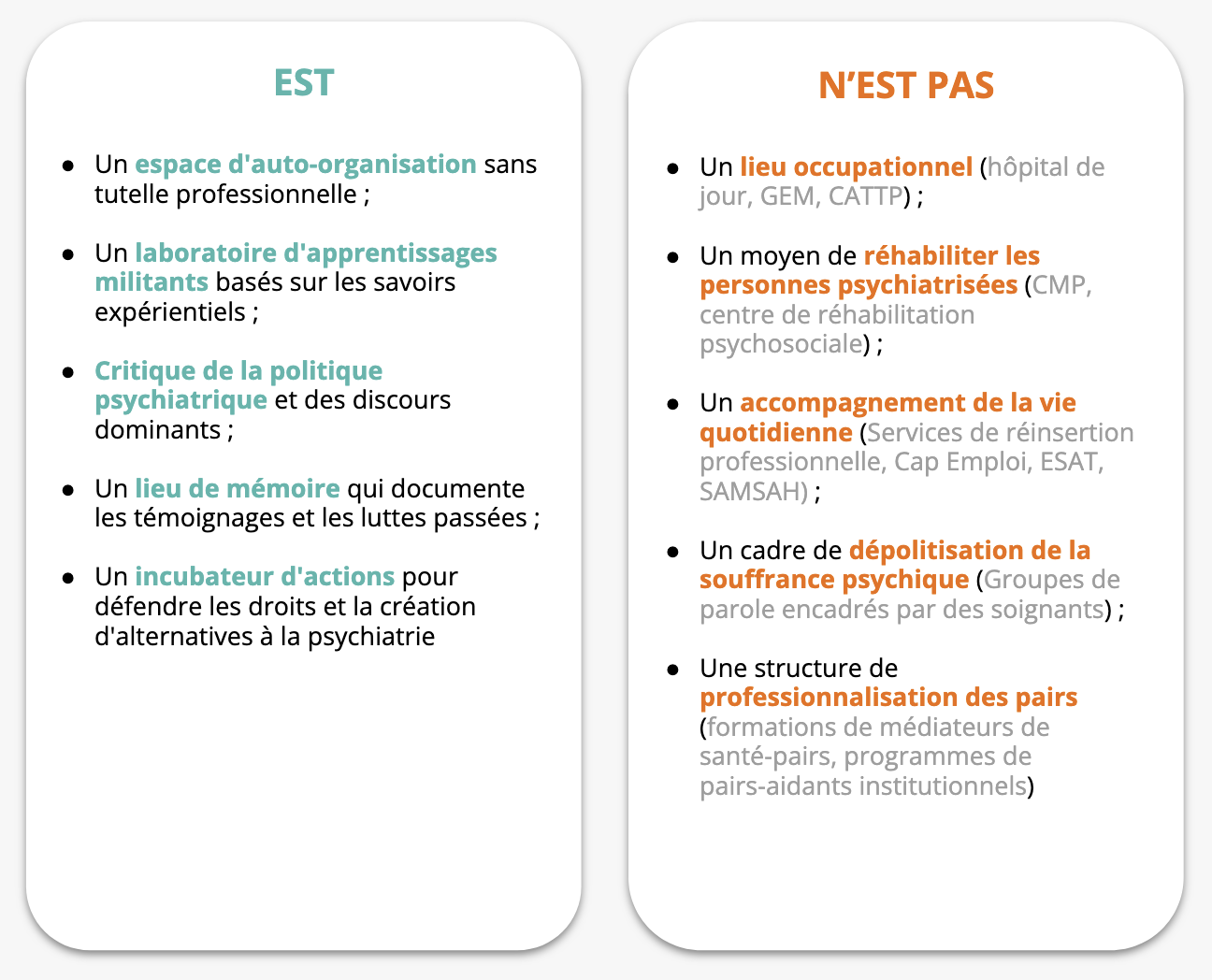 Centre de formation au rétablissement